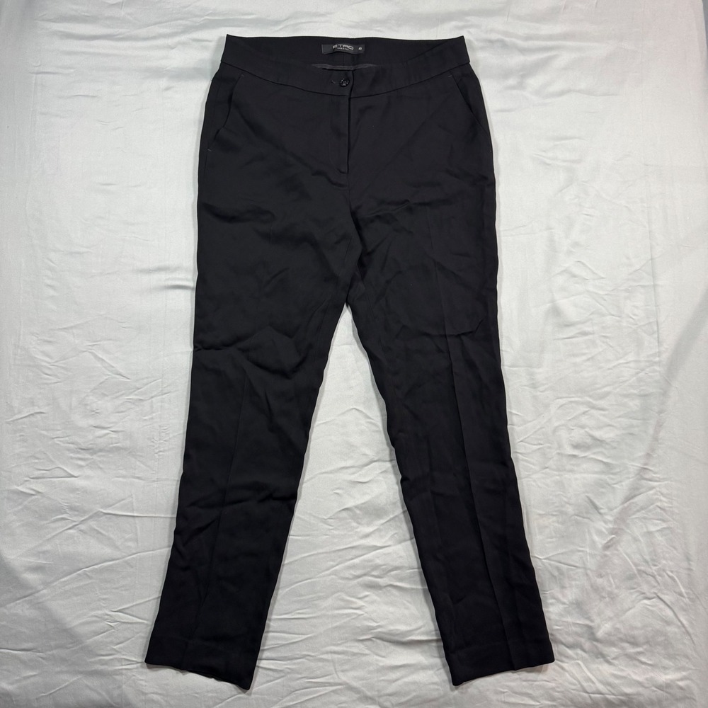 ETRO Milano Black Career Trousers Mens 42 (30x27.5) Italy Minimalist Luxury